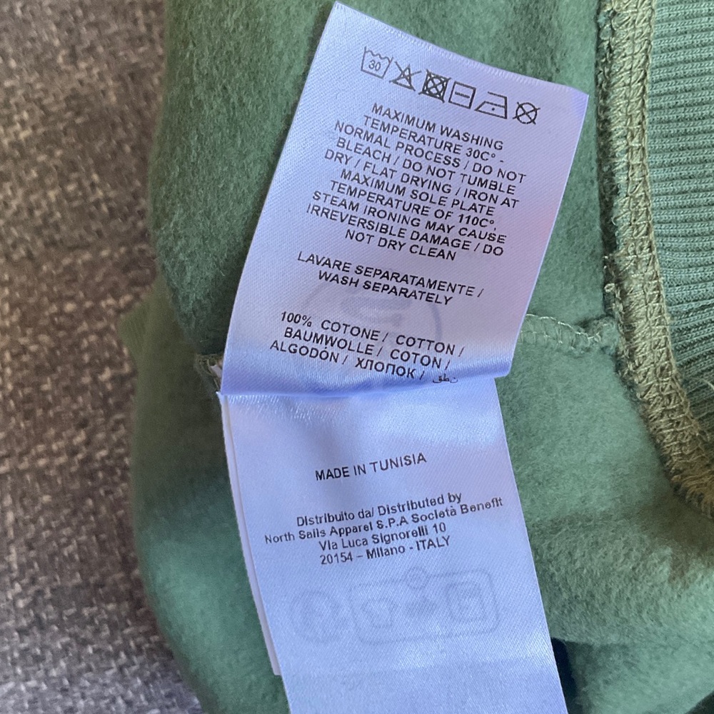 NWT: North Sails Green Crewneck Sweatshirt (L) - Picture 7 of 7